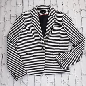 LAURA STRIPED NAUTICAL BLAZER SZ 12